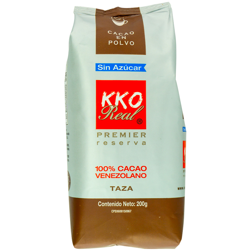 CACAO EN POLVO KKO SIN AZUCAR 200 GR
