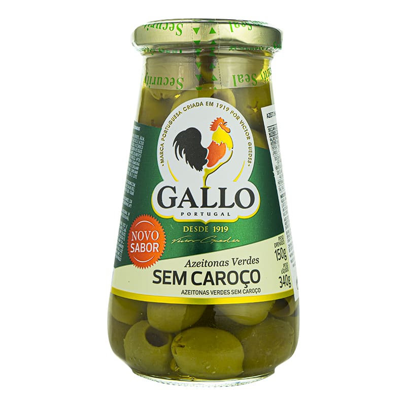 Aceitunas Verdes Gallo Sin Hueso 150Gr
