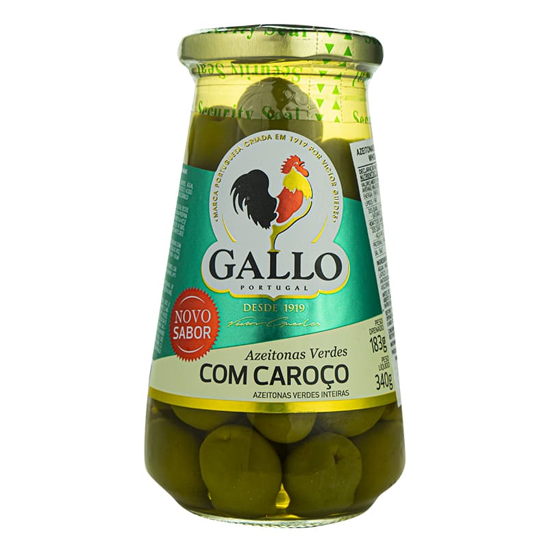 Aceitunas Verdes Gallo Con Hueso 183Gr