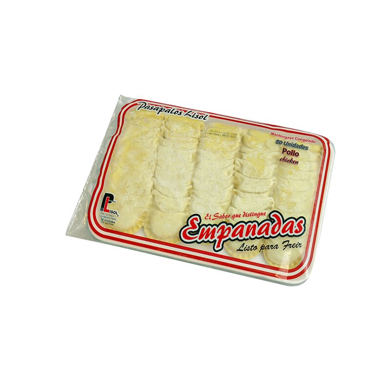 EMPANADAS EL LIDER 900GR POLLO 50 UND