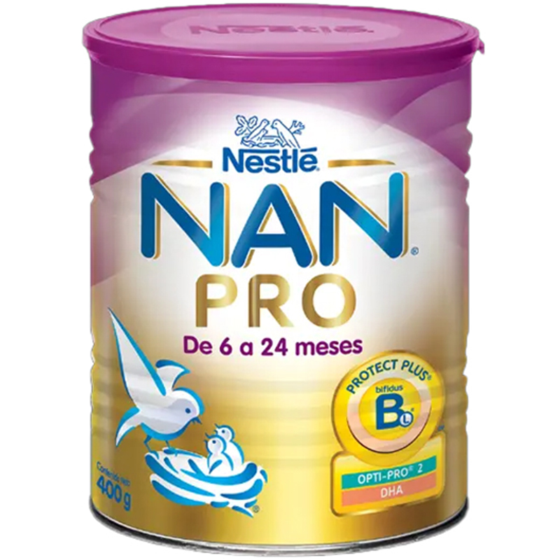 FORMULA NAN PRO DE 6 A 24 MESES 400GR
