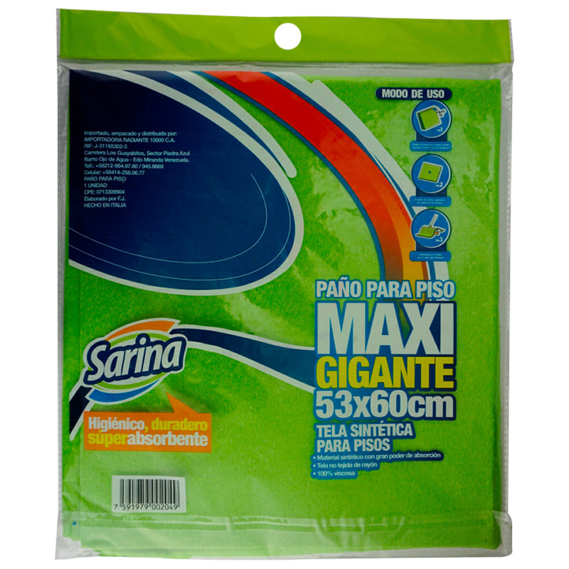 PAÑO PARA PISO MAXIGIGANTE SARINA