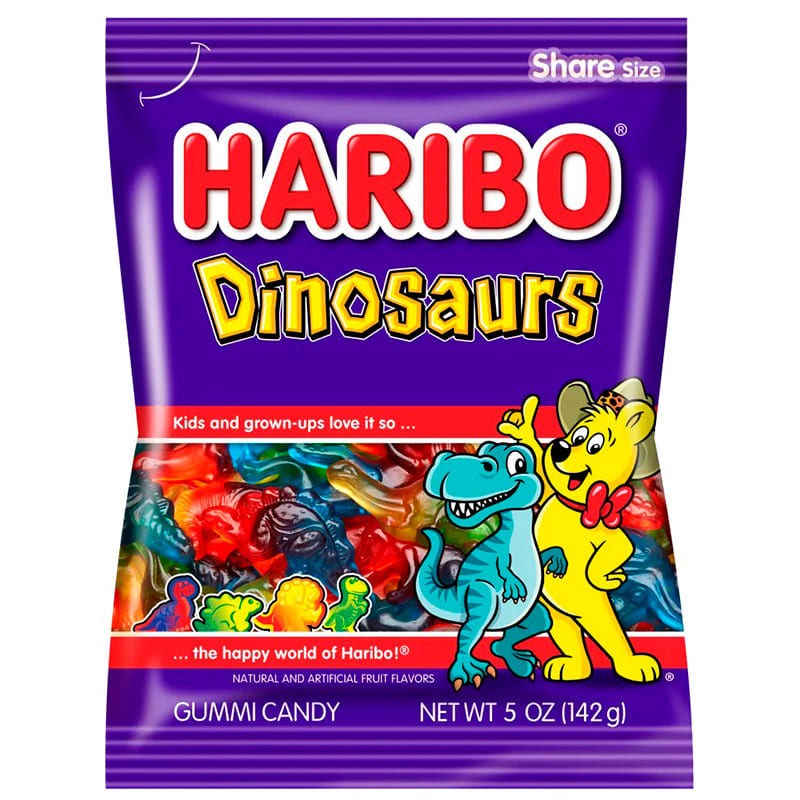 GOMITAS DINOSAURIOS HARIBO 113 GR