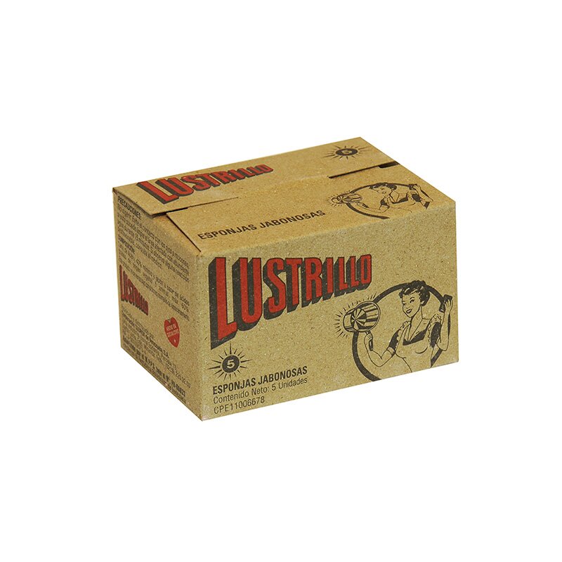 LUSTRILLO ESPONJA JABON 5 UND