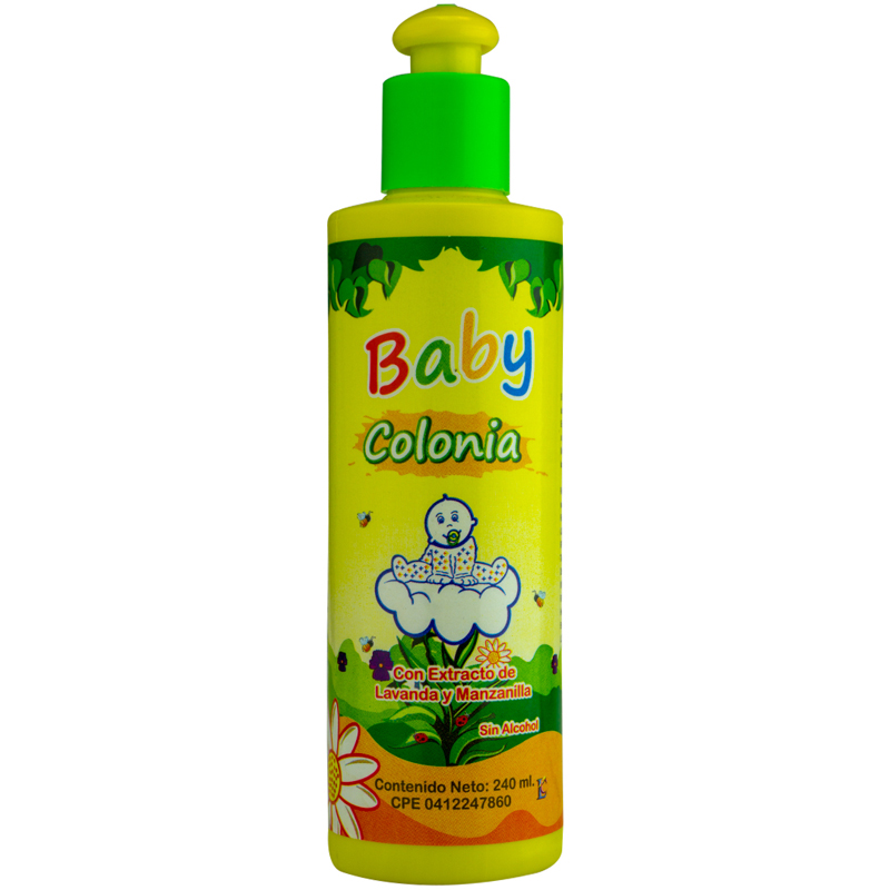 COLONIA DE BEBE BABY MANZANILLA 240ML