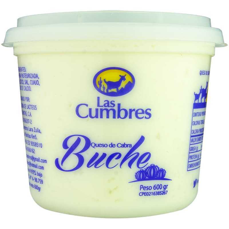 LAS CUMBRES QUESO 600GR CABRA NATURAL