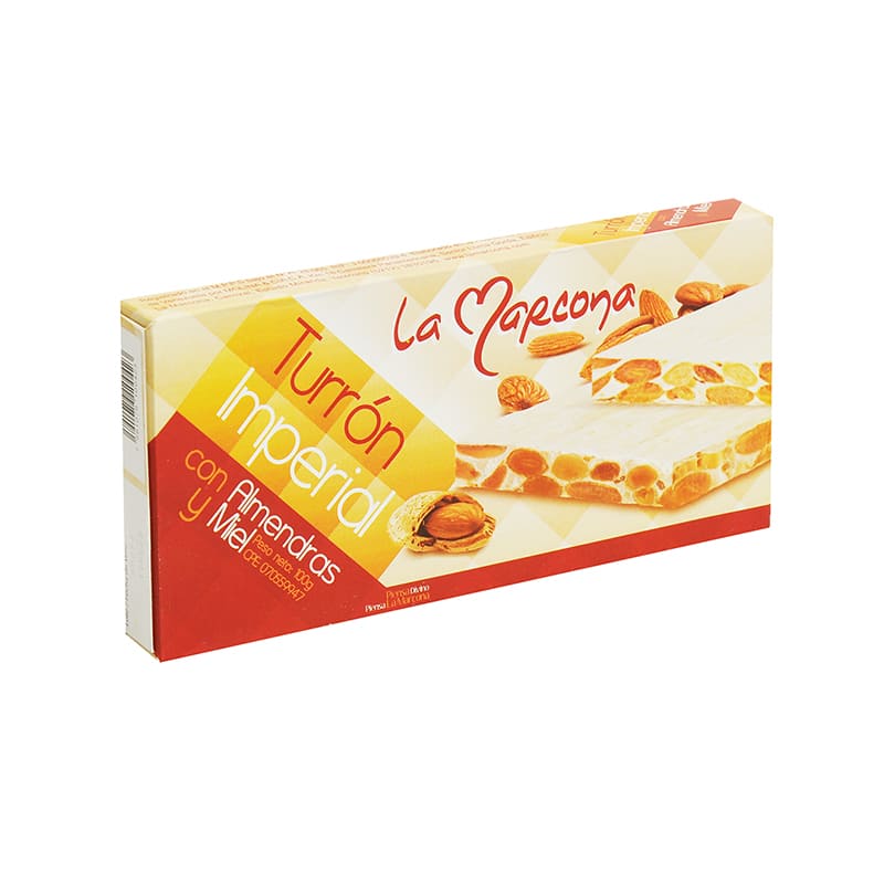 TURRON DE MANÍ CON MIEL LA MARCONA 100 GR