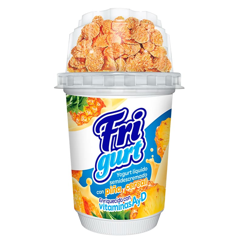 YOGURT LIQUIDO FRIGURT DE PIÑA CON CEREAL 165 GR