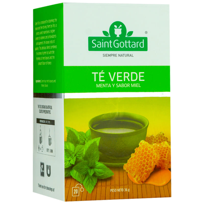 INFUSION SAINT GOTTARD TE VERDE Y MIEL 36 GR