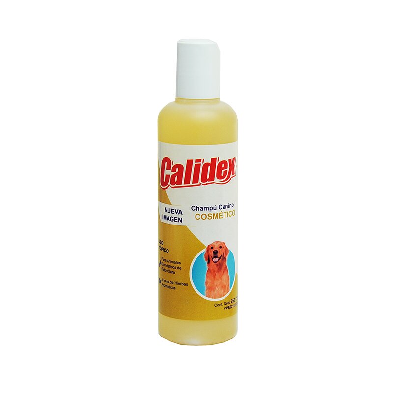 CHAMPÚ CANINO CALIDEX PELO CLARO 250 ML
