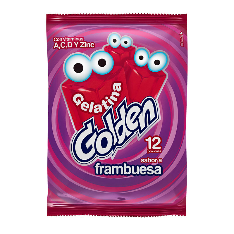 GELATINA FRAMBUESA GOLDEN 96G