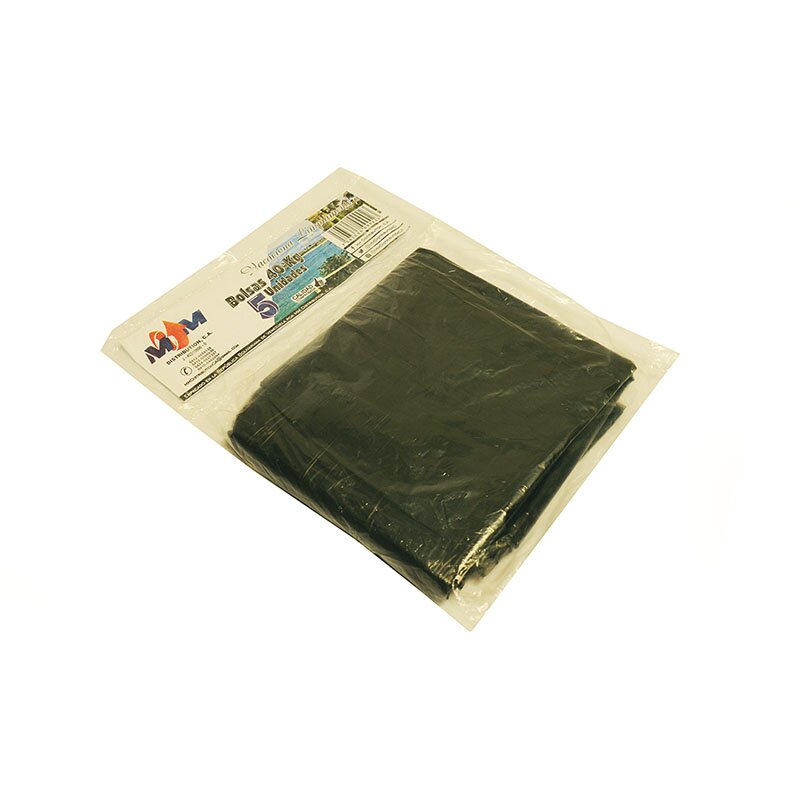 BOLSA PARA BASURA 5 UND CALIBRE 8 40KG