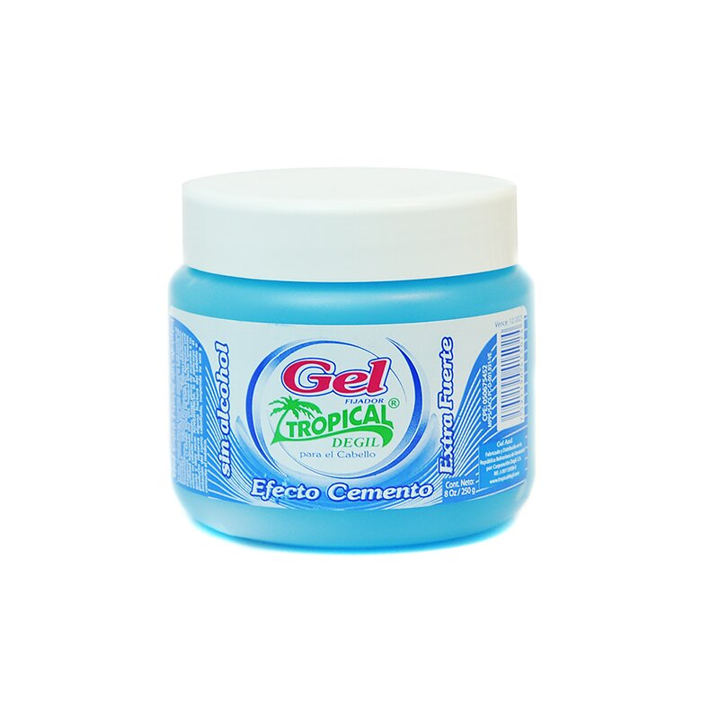 GEL FIJADOR TROPICAL AZUL 250 GR
