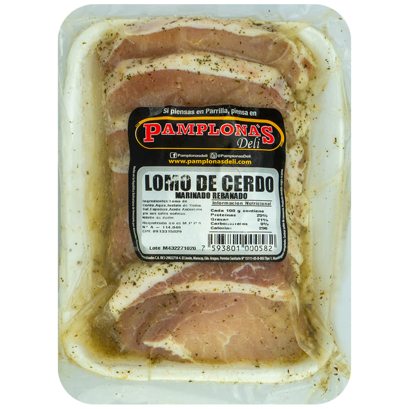LOMO DE CERDO PAMPLONA MARINADO KG