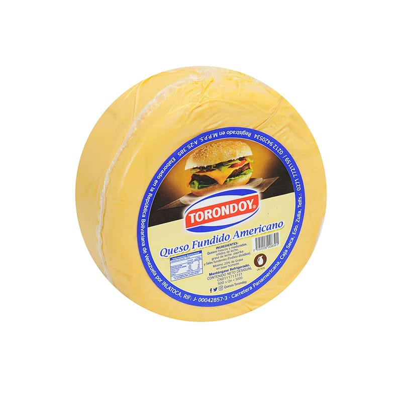 QUESO FUNDIDO TORONDOY TIPO AMERICANO KG