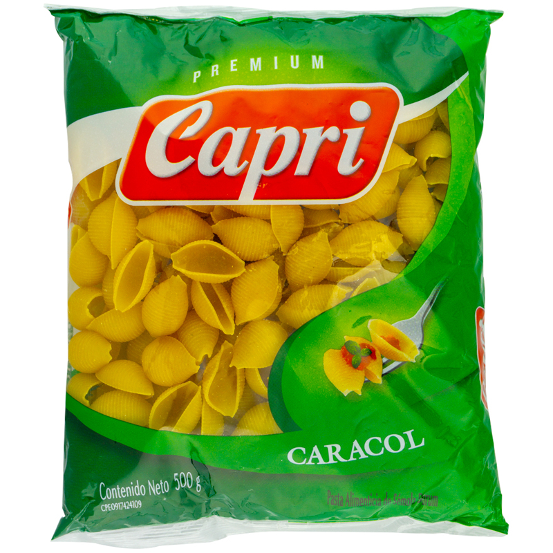 PASTA CAPRI CARACOL 500 GR