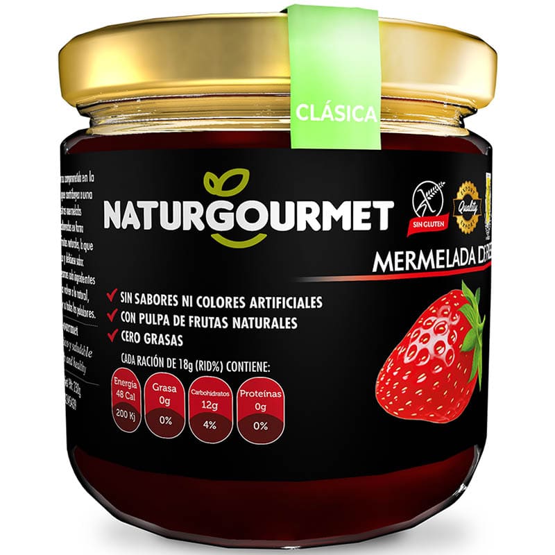 CONFITURA DE FRESA NATURGOURMET 200GR