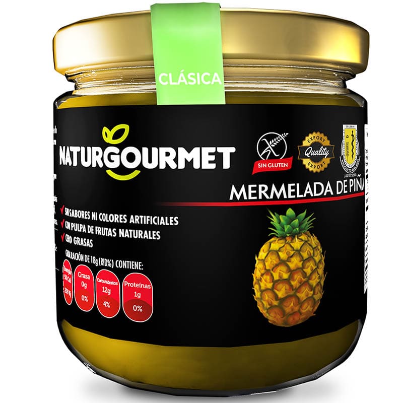 MERMELADA DE PIÑA NATURGOURMET 200GR