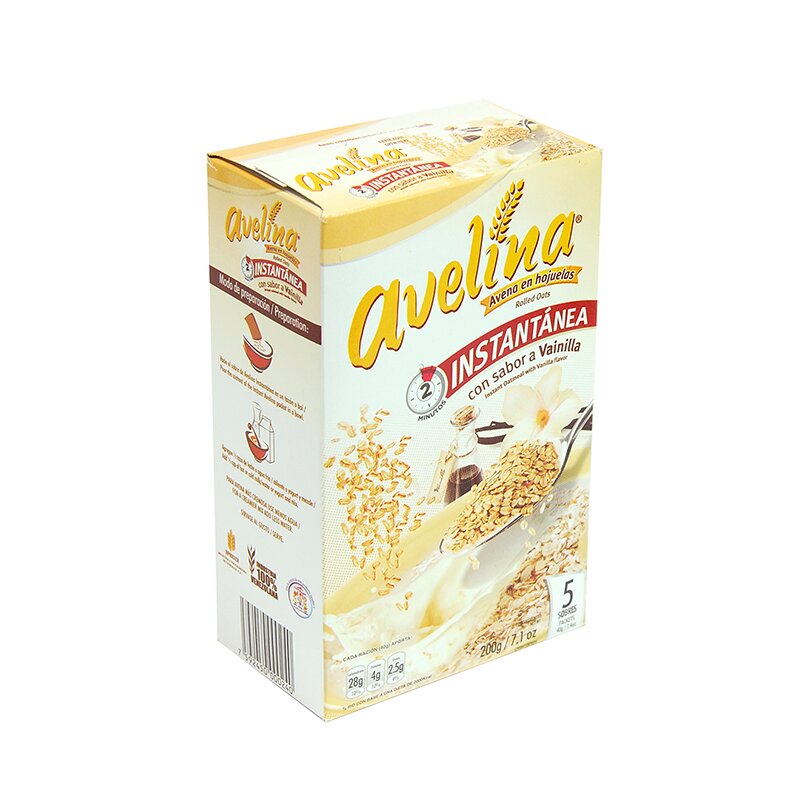 AVENA INSTANTÁNEA AVELINA SABOR A VAINILLA 200 GR