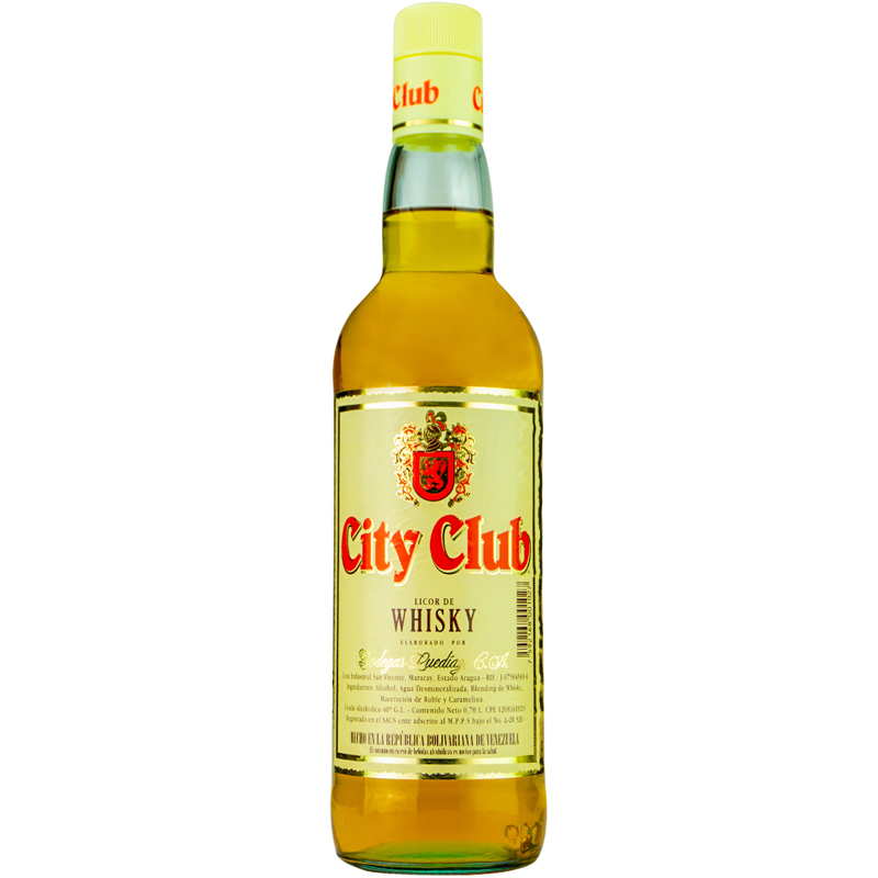 LICOR DE WHISKY CITY CLUB 0.70ML
