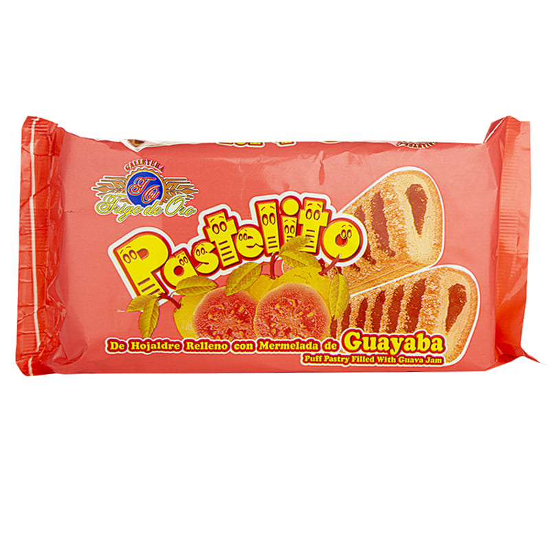 Pastelitos rellenos de guayaba Trigo de oro 4 Unidades
