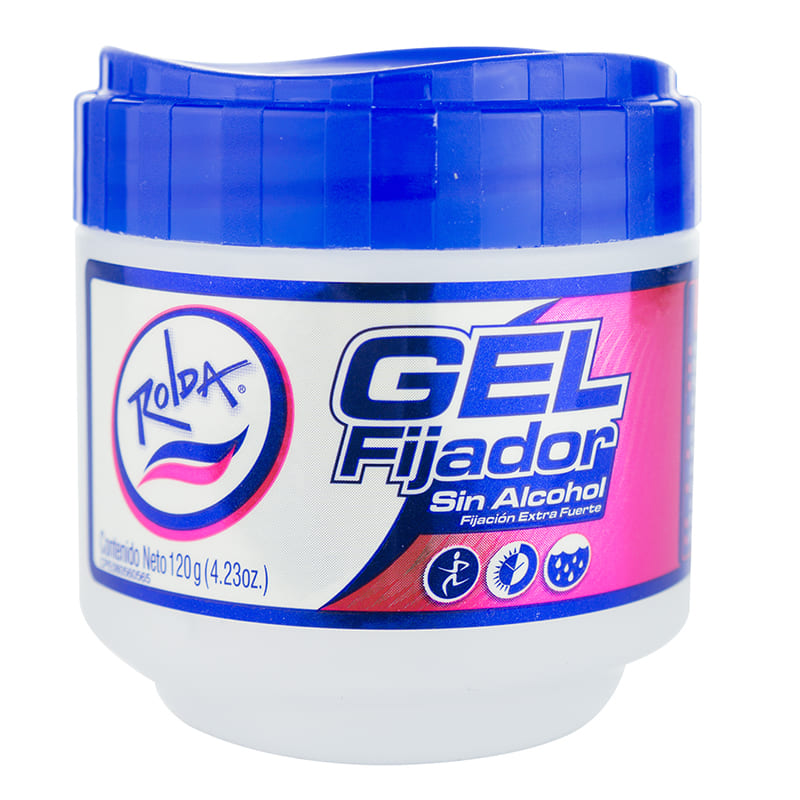 Gel Fijador Para El Cabello Rolda Blanco 120Gr