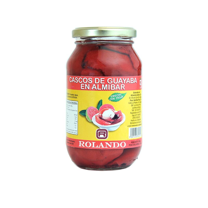 CASCOS DE GUAYABA ROLANDO 500 GRS