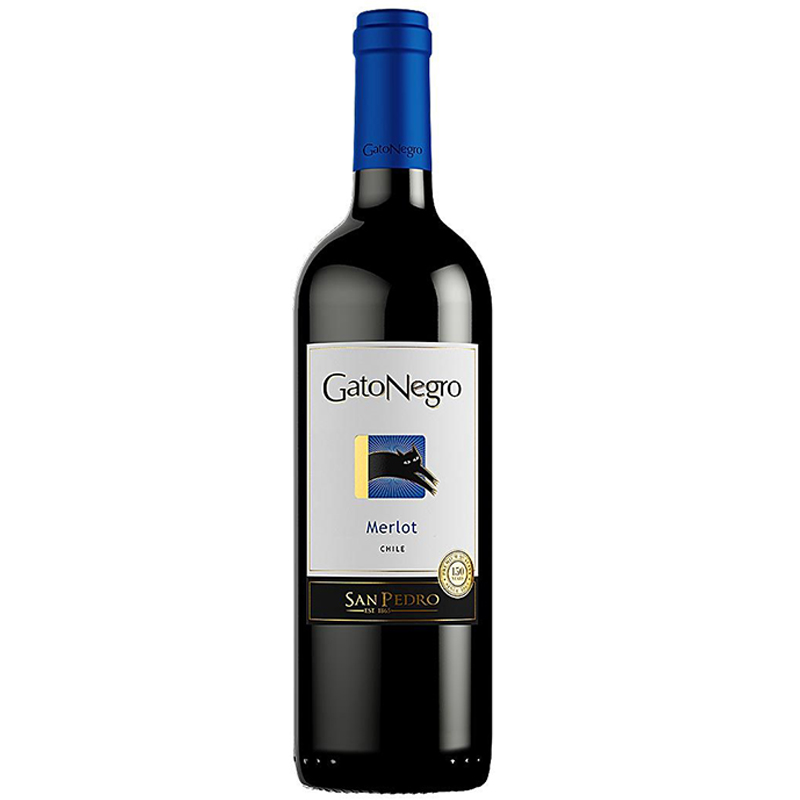 VINO SAN PEDRO GATO NEGRO MERLOT 0.75ML