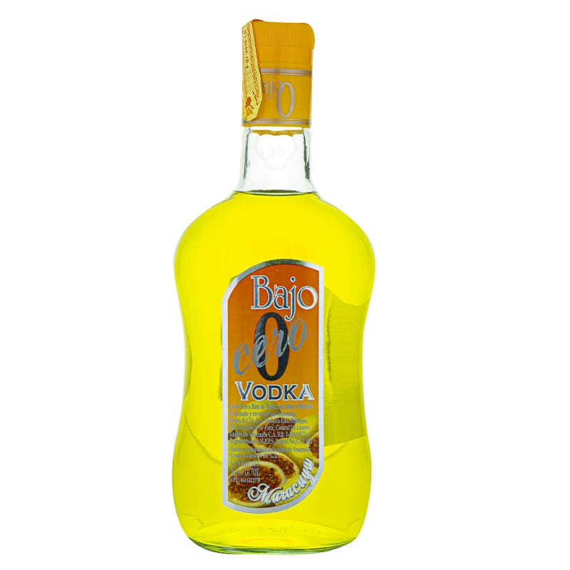 Vodka Bajo Cero Maracuya 0.70Ml