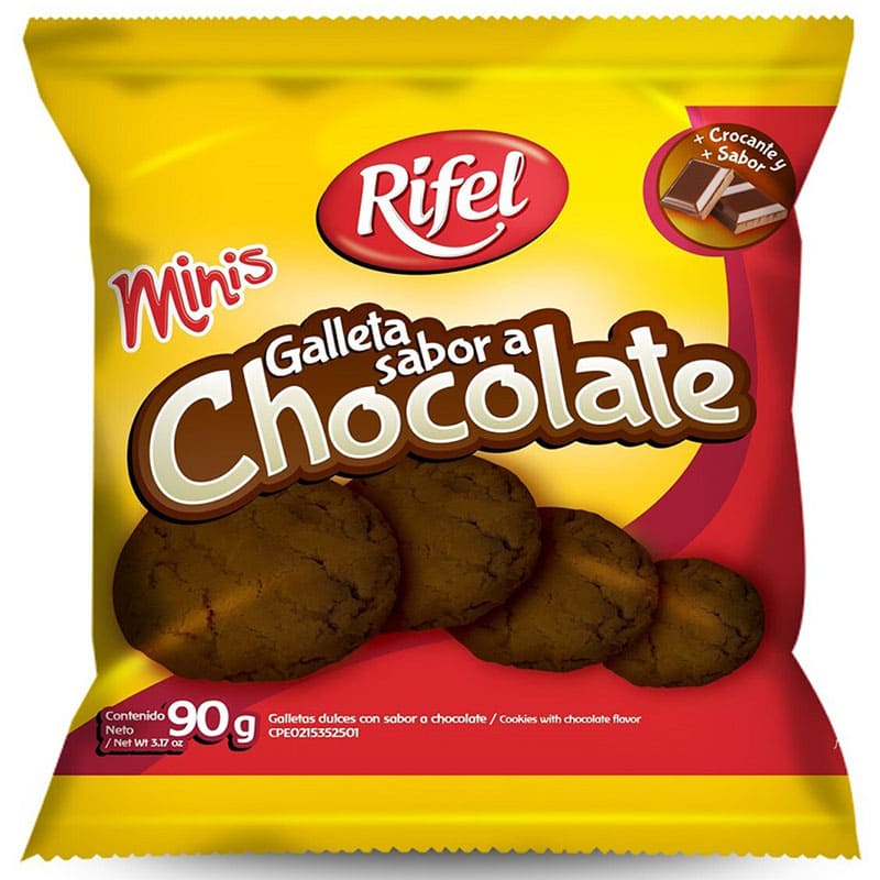 GALLETAS DE CHOCOLATE RIFEL MINI 90gr