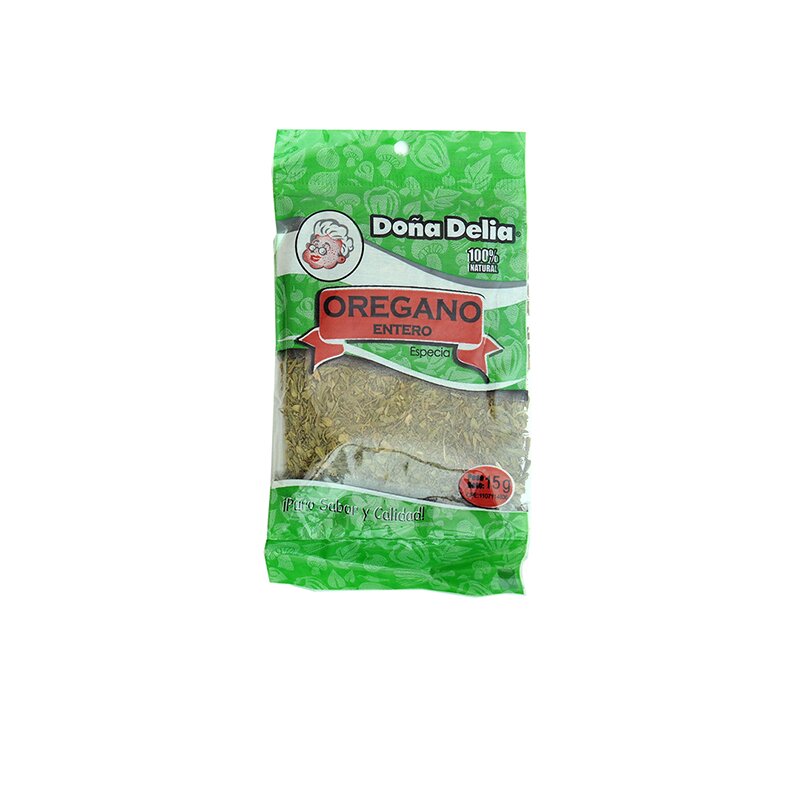 OREGANO ENTERO DOÑA DELIA 15GRS