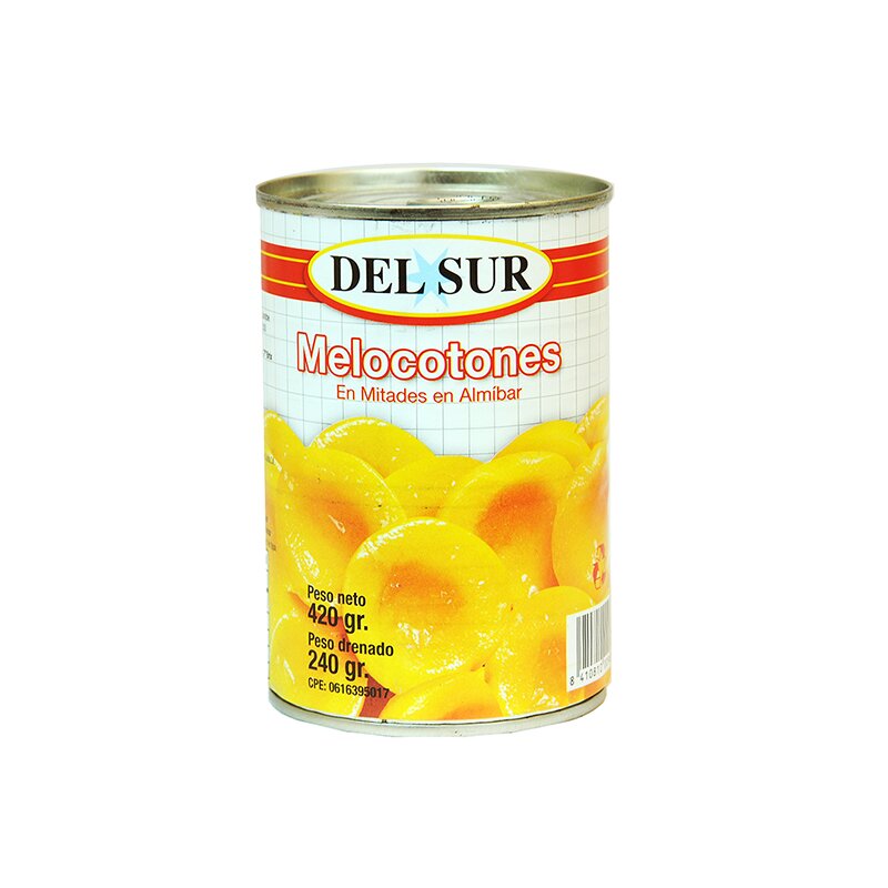 MELOCOTONES EN MITADES DEL SUR 420GR
