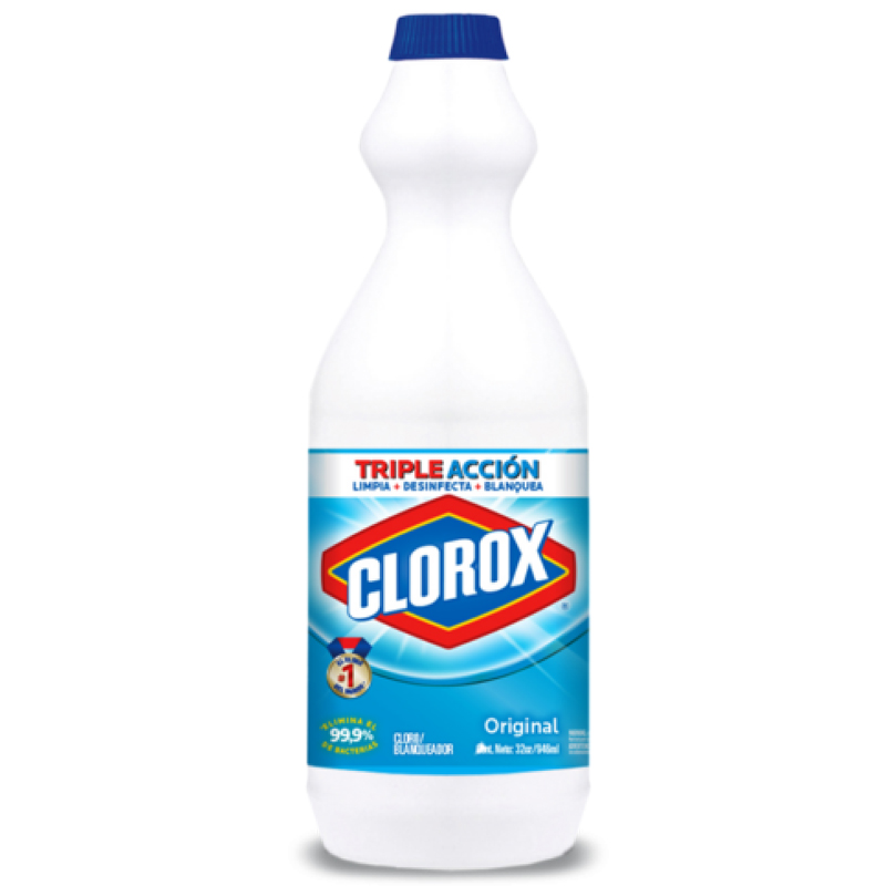 CLORO CLOROX TRIPLE ACCION 930ML