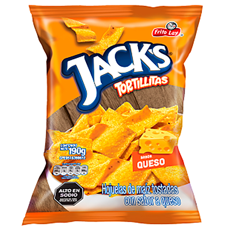 TORTILLAS JACKS DE QUESO 190 GR