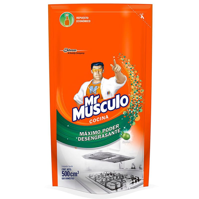 LIMPIADOR DE COCINA MR MUSCULO LIMON 500ML