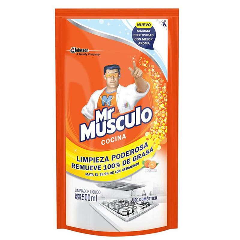 LIMPIADOR DE COCINA MR MUSCULO NARANJA 500ML
