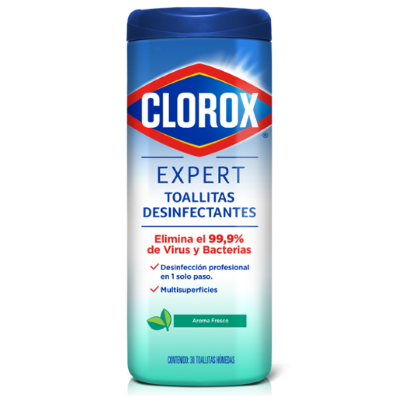 TOALLAS DESINFECTANTES CLOROX 30 UNI