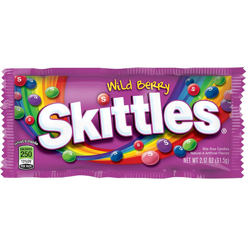 Caramelos skittles wild berry