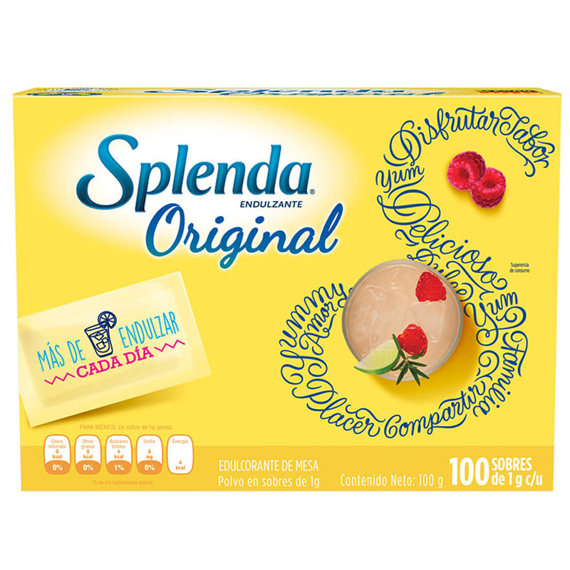 ENDULZANTE SPLENDA 100UND