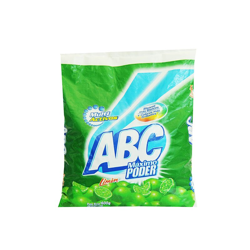 DETERGENTE EN POLVO ABC LIMÓN 400 GR