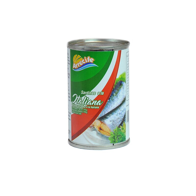 SARDINAS ARRECIFE SALSA ITALIANA 170 GR