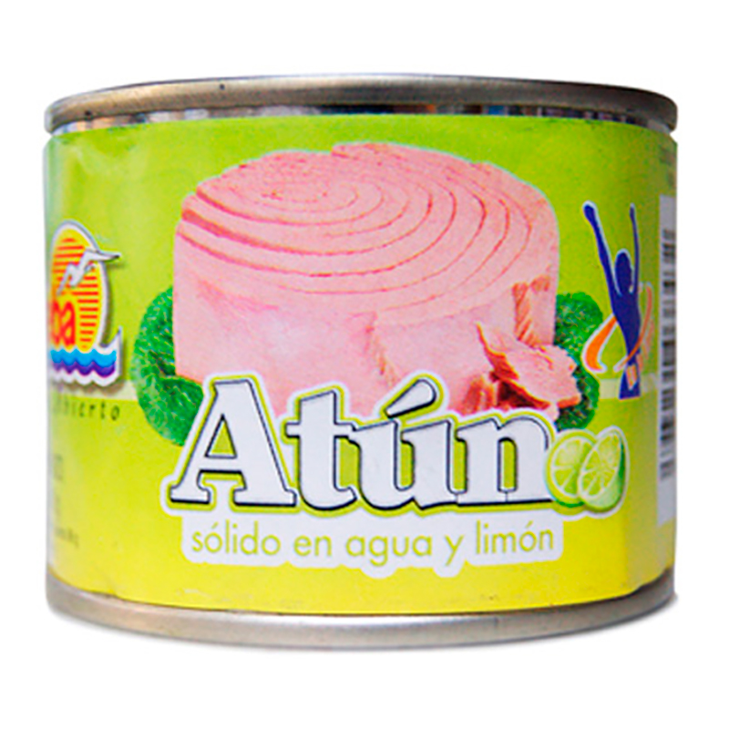 ATUN SOLIDO AGUA Y LIMON EVEBA 140 GR