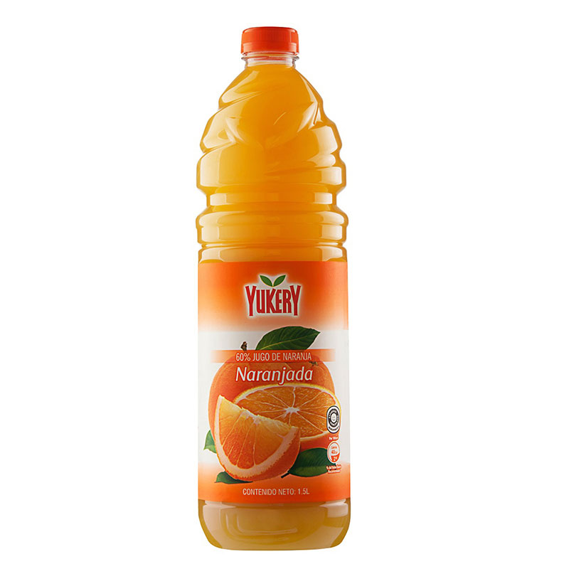 JUGO YUKERY 1.5 LT PET NARANJA