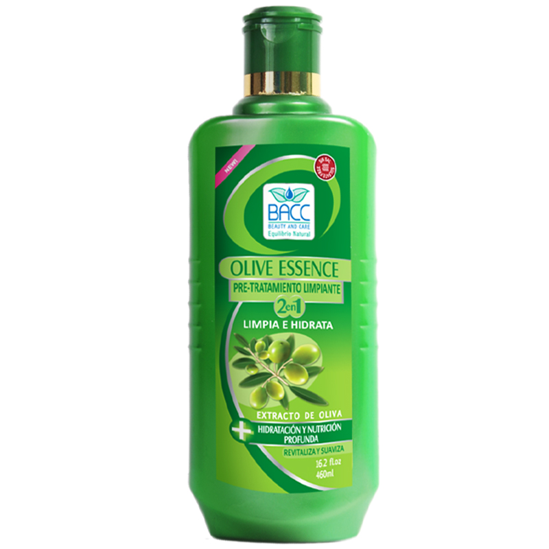 SHAMPOO 2EN1 EXTRACTO DE ACEITE DE OLIVA BACC 460 ML