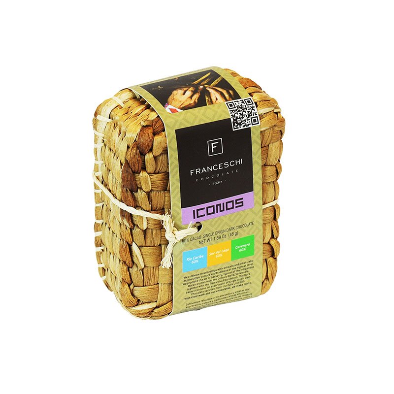 CESTA INDIGENA DE CHOCOLATES FRANCESCHI 12X4GR