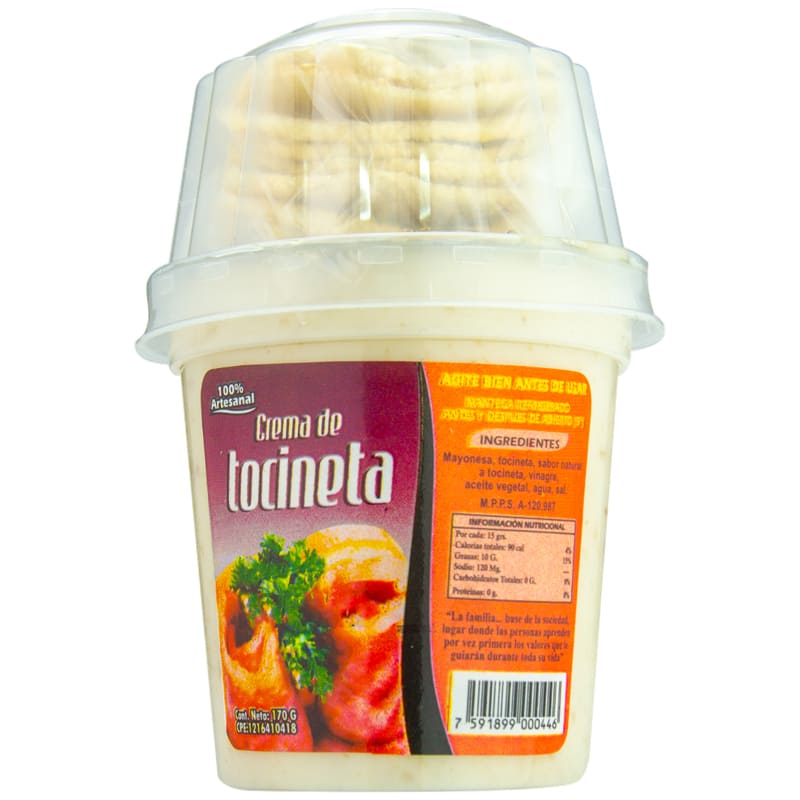 CREMA TOCINETA GOURMET TINITA 170 GR