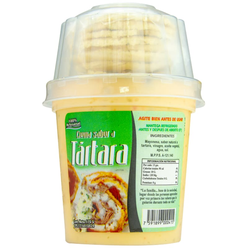CREMA TARTARA GOURMET TINITA 170 GR