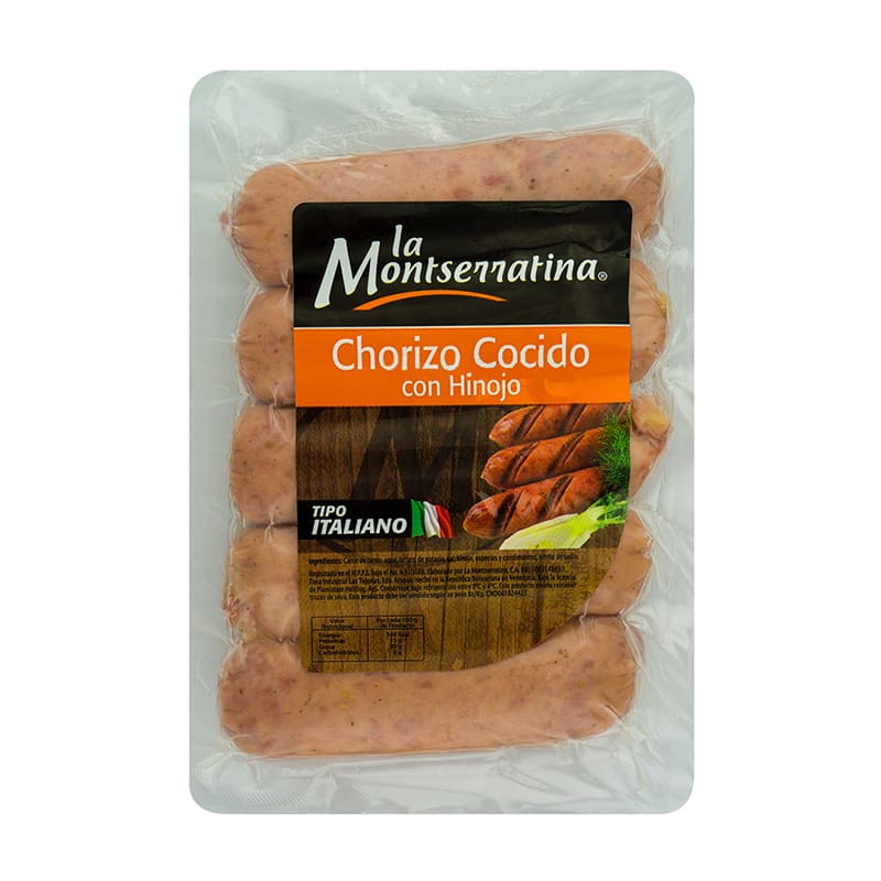 CHORIZO CON HINOJO LA MONTSERRATINA 1 KG