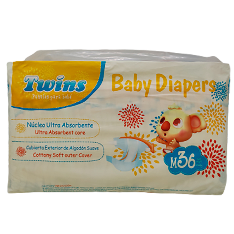 PAÑALES BABY DIAPERS TALLA M 36 UND