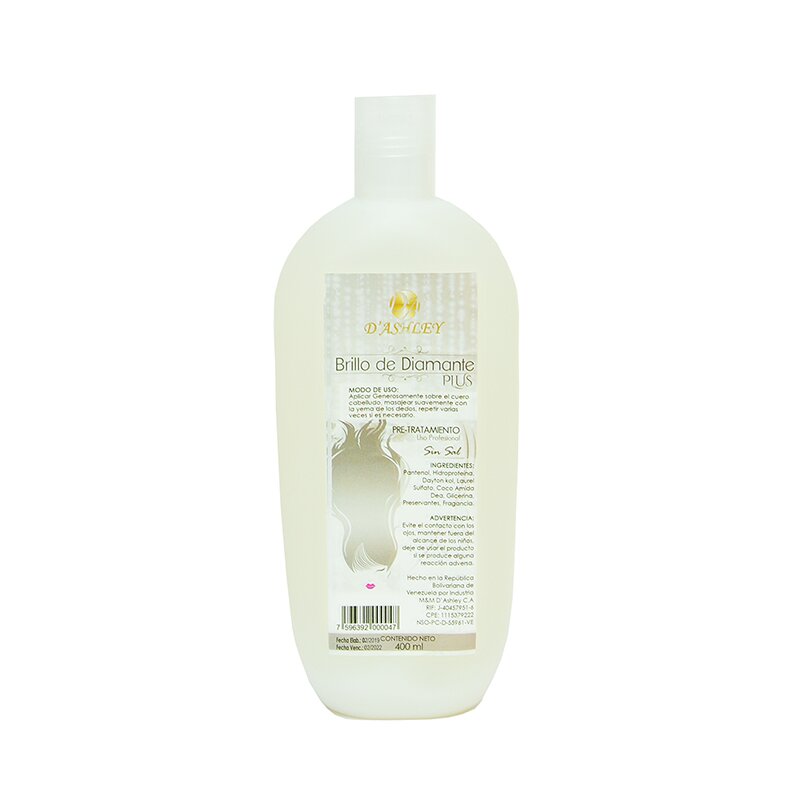 PRE-TRATAMIENTO D'ASHLEY BRILLO DIAMANTE 400 ML